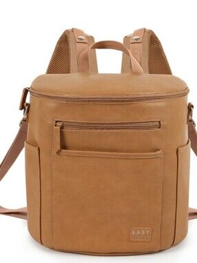Arctic Zone Leather Style Diaper Bag Backpack